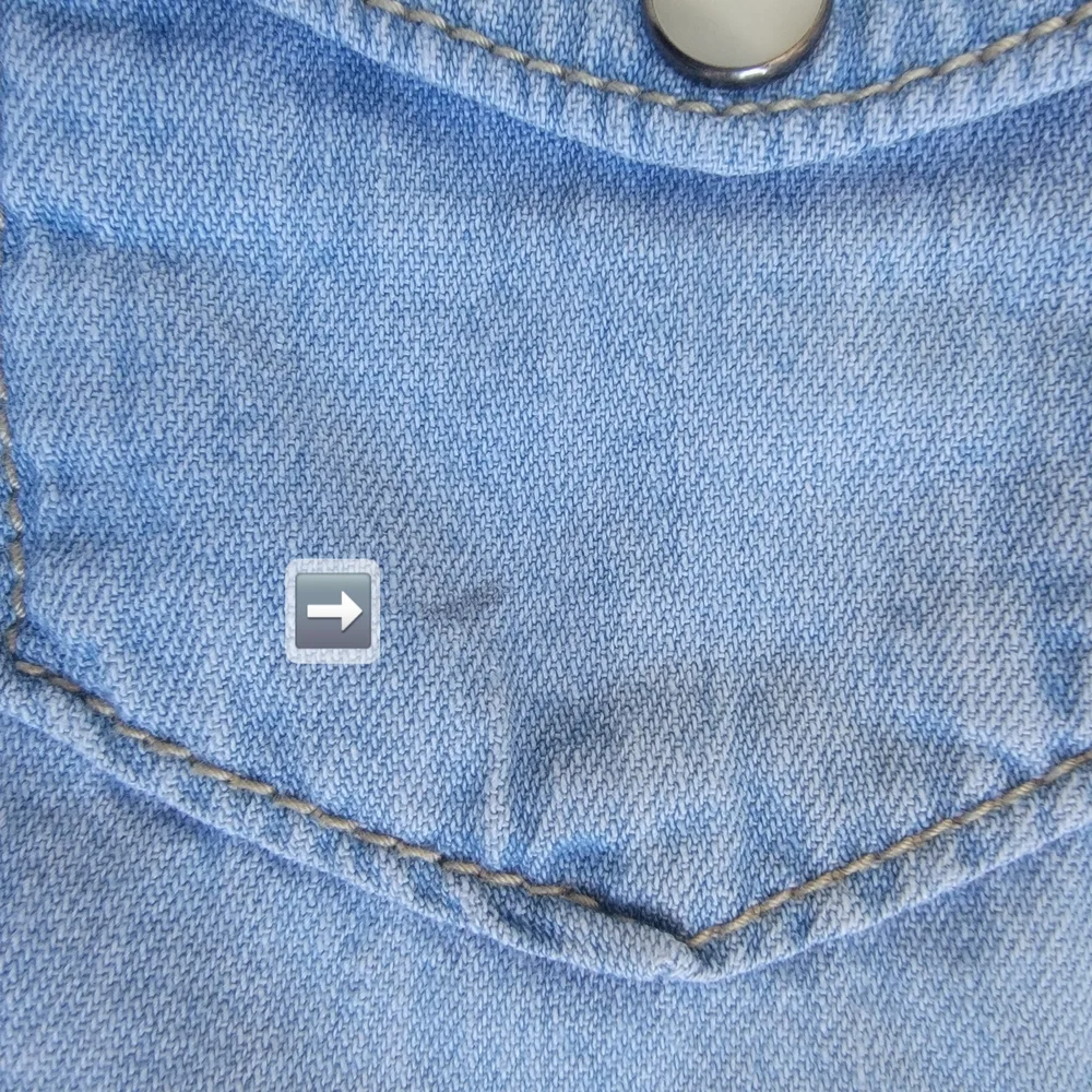 Baby GAP Boys Blue Chambray Denim Snap Up Western Shirt Unisex Sz 5 Long Sleeved